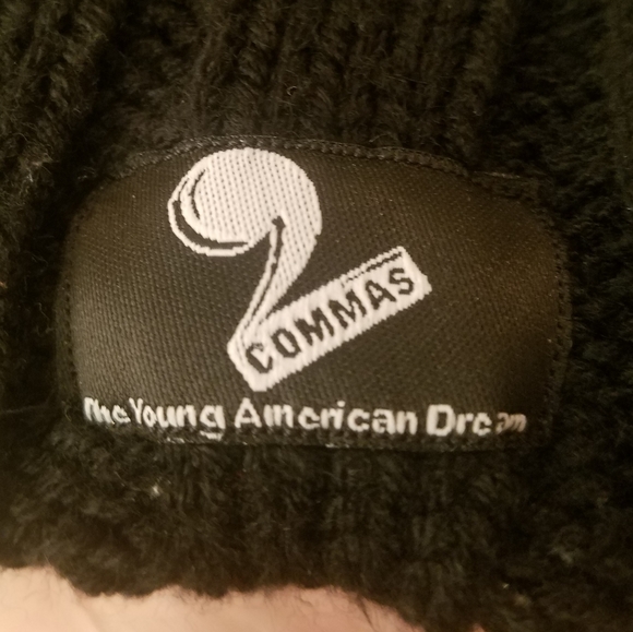 Commas Unisex Winter Hat Beanie Poof - Picture 3 of 3